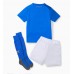 Billige Italien Børnetøj Hjemmebanetrøje til baby 2022 Kortærmet (+ korte bukser)